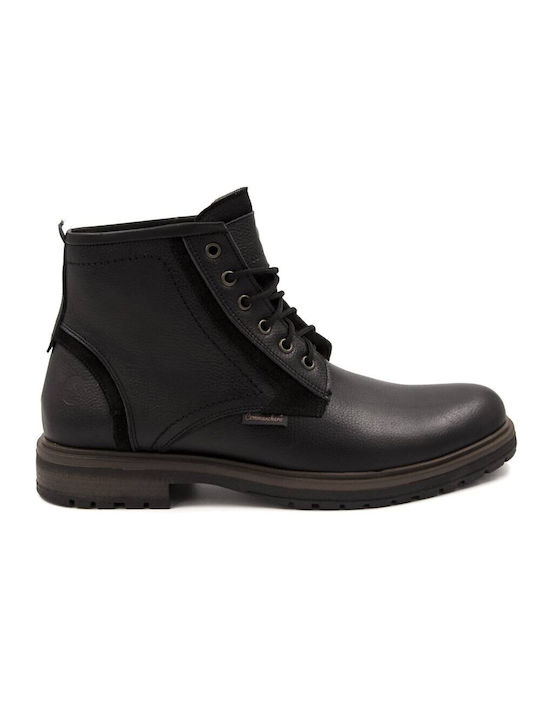 Commanchero Original Men's Leather Military Boots Black