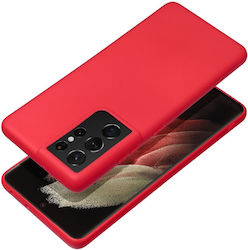 Soft Back Cover Silicone Red (Galaxy S24)