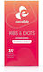 Easyglide Προφυλακτικά Ribs & Dots 10τμχ 52mm Λεπτά για Φυσική Αίσθηση με Ραβδώσεις Natural