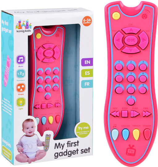 Jokomisiada Контролер Interactive Tv Remote Control Toy A със звуци за 6++ месеца