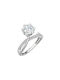 Brizzling Einzelstein aus Silber mit Diamant