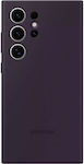 Samsung Silicone Back Cover Silicone Durable Purple (Galaxy S24 Ultra)