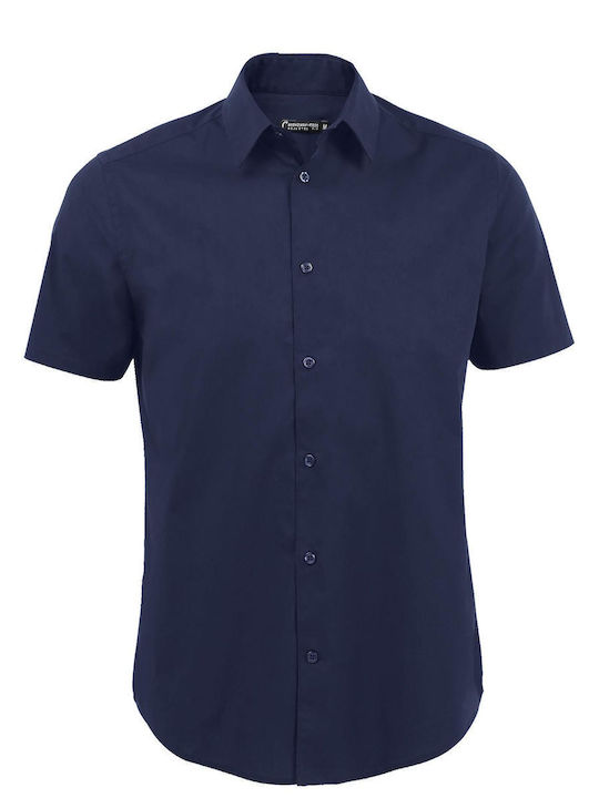 Sol's Men's Shirt Short Sleeve Blue