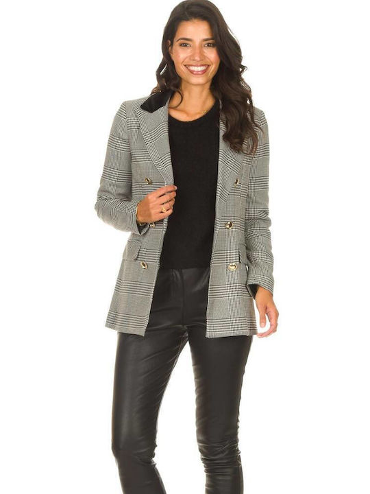 Silvian Heach Blazer pentru femei Sacou Negru