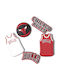 Crocs Jibbitz Charms NBA Chicago Bulls Rote 5 Stück