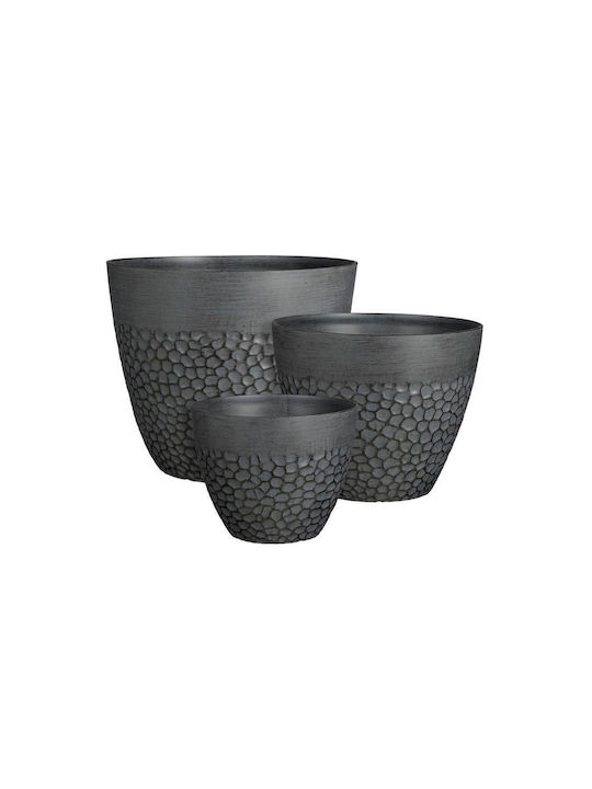 Plastona Flower Pot in Gray Color 02.1157107