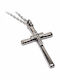 Karma Fashion Cross from Steel with Chain