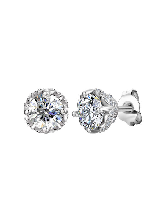 Brizzling Earrings from Silver with Diamond