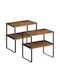 Songmics Shelf / Organization Rack Metal 29.7x19.5x15.5cm Black