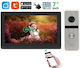 Joytimer Wireless Video Intercom Set Wi-Fi Black