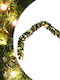 vidaXL Lighted Christmas Garland Green 1pc