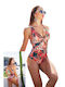 One-Piece Swimsuit Floral Floral