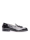 Leder Herren Mokassins in Schwarz Farbe