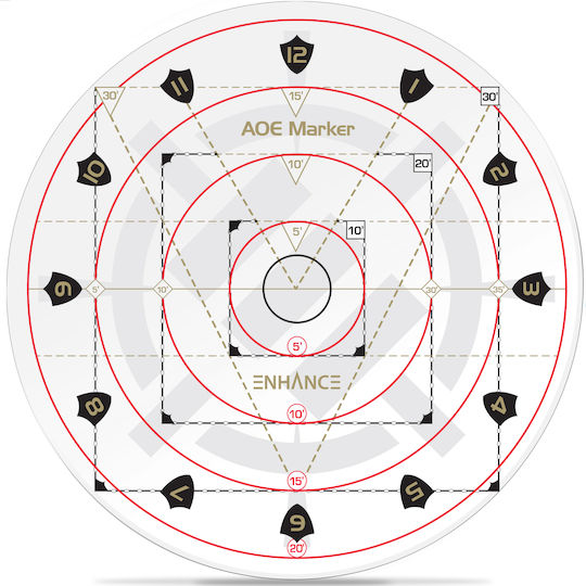 Enhance Pathfinder Rpg Area Of Effect Damage Marker Dice