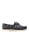 Δερμάτινα Ανδρικά Boat Shoes σε Μπλε Χρώμα