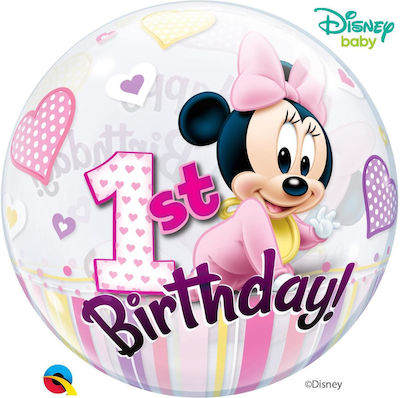 Balloon Bubble Jumbo Minnie Round 56cm