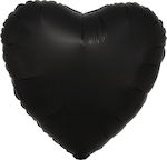 Balloon Foil Valentine's Day Heart Black 43cm