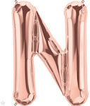 Balloon Foil Jumbo Letter Rose Gold 86cm