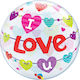 Luftballon Blase Jumbo Rund 56cm