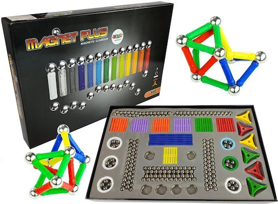 Lean Toys Μαγνητικό Παιχνίδι Κατασκευών Set of Magnastix για Παιδιά 3+ Ετών