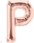 Balloon Foil Jumbo Letter Rose Gold 86cm