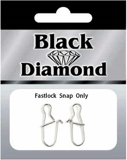 Black Diamond Fastlock Coasere Snap De Pescuit Negru 00