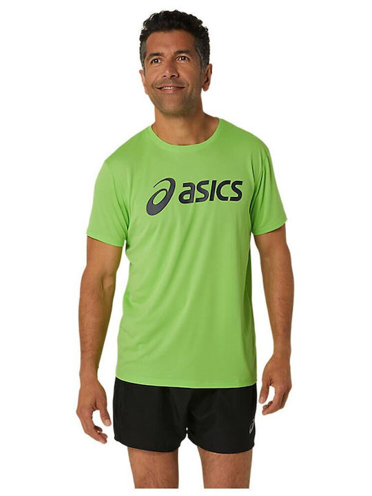 ASICS Core Bluza Sportivă pentru Bărbați cu Mânecă Scurtă Verde