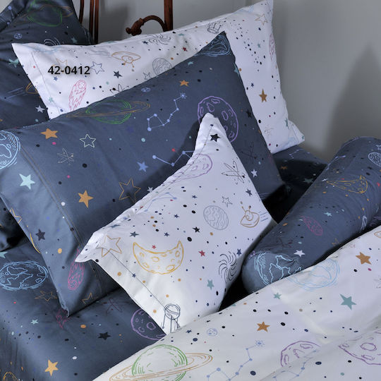 Down Town Home 822 Kids Pillowcase Set White