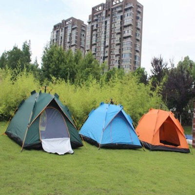 Factory Automatisch Campingzelt Iglu Blau für 3 Personen 125x150x125cm