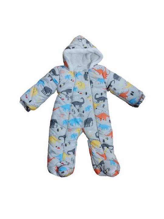 HappyNest Set Baby Ausgehstrampler Gray