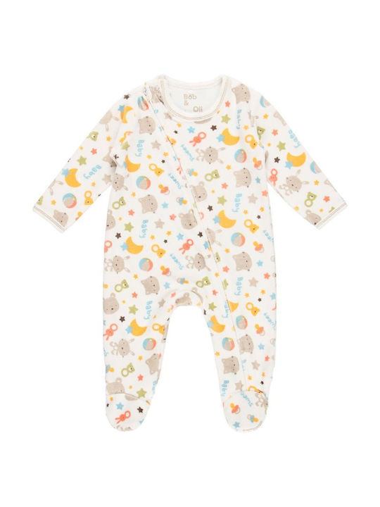 Boboli Baby Bodysuit Set Long-Sleeved Velvet Multicolour 25B101-9151