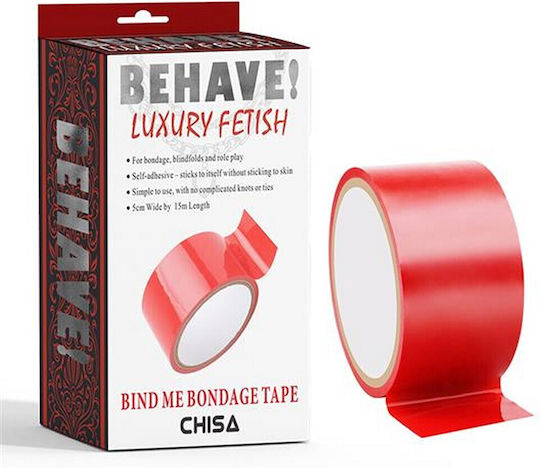 Chisa Novelties Behave Luxury Klebeband Klebeband in Rote Farbe