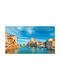 Blue Venice Rahmen auf Segeltuch 45x30cm