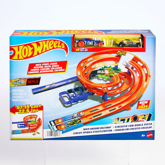 Hot Wheels Σούπερ Κυκλική Πίστα Πίστα Batwheels Νταλίκα για 4+