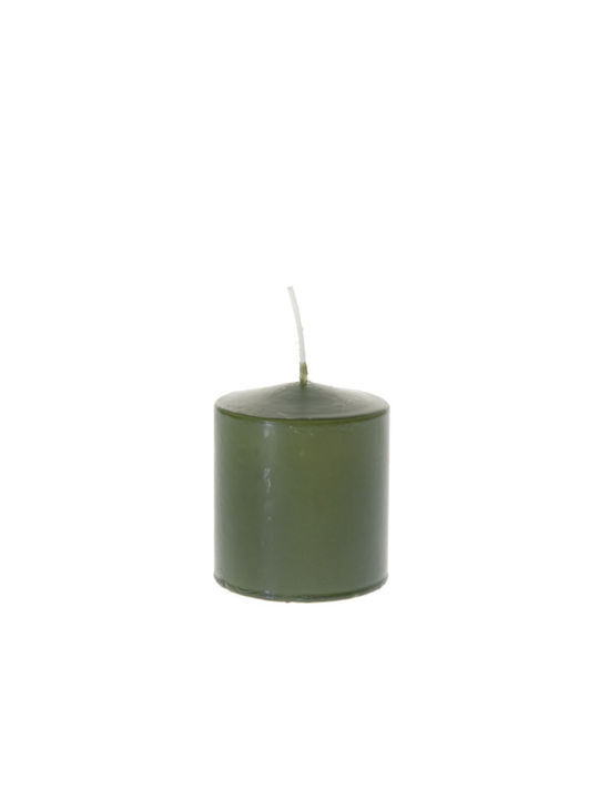 Iliadis Decorative Candle Green 4pcs