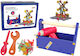 Lean Toys Plastic Construction Toy Set in Tool Box for Children 3+ years+ Years