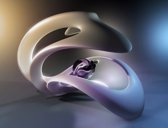 Стикер Тапет За Стени Blue Abstract 3d 300x200см Миеща Се