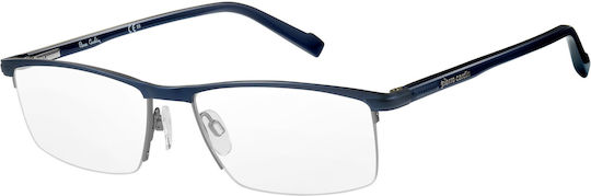 Pierre Cardin Ανδρικός Μεταλλικός Σκελετός Γυαλιών Navy Μπλε P.C. 6853 PJP