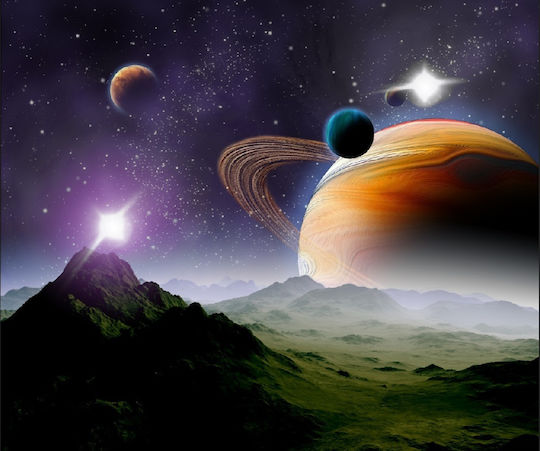 Tapet De Perete Space In Future 220x135cm Lavabil