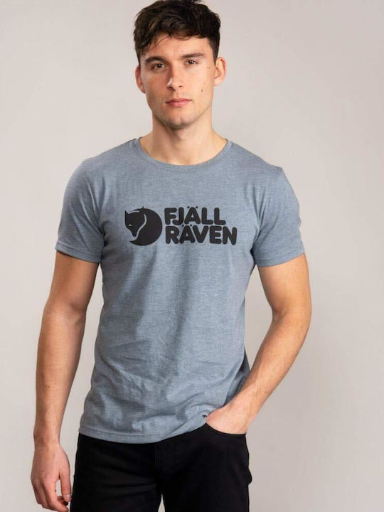 Fjallraven Logo T-shirt Uncle Blue/melange