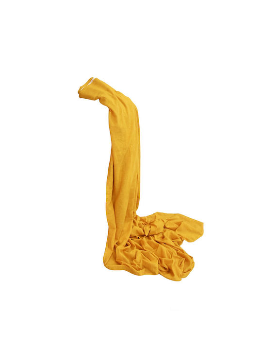 Decotelia Yellow Pencil Pleat Curtain 240x245cm