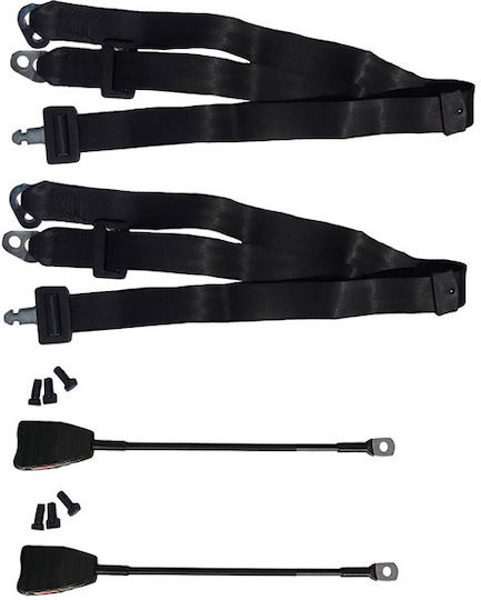 Ζώνες Ασφαλείας 3 Σημείων Απλές 273cm +35cm Μπαστούνι