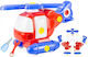 Lean Toys Kunststoff-Bauspielzeug Helicopter für Kinder ab 3+ Jahre alt Jahren