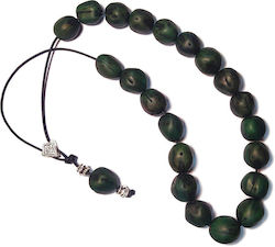 Scented Nutmeg Worry Beads with 22 Beads Green