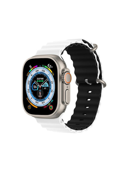 Orso Deluxe Sport Λουράκι Σιλικόνης Λευκό (Appl...