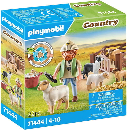 Playmobil Land Schäfer mit Schäfchen für 4-10 Jahre