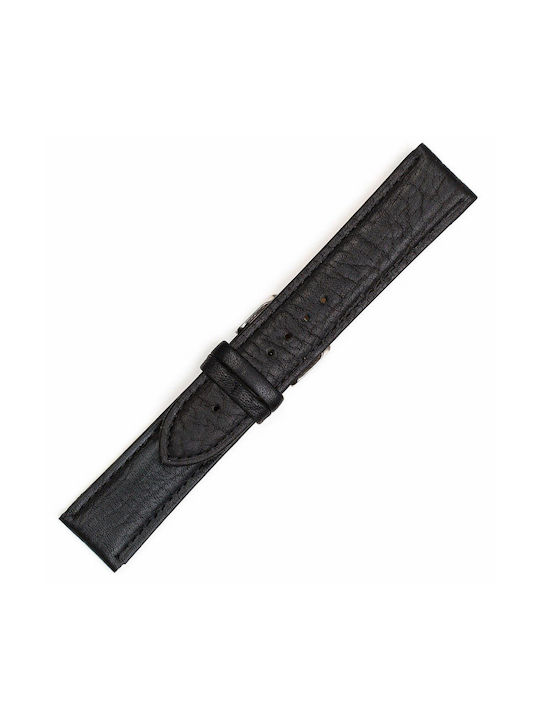 Leather Strap Black 18mm