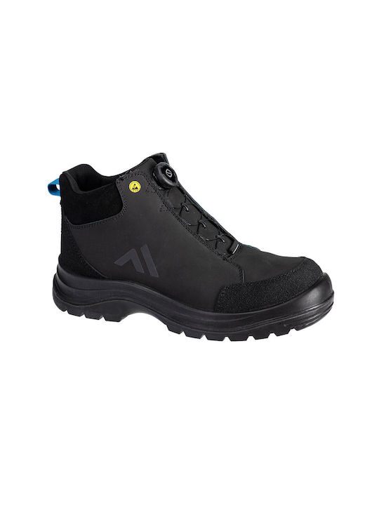 Portwest Sicherheitstiefel Schwarz S3 mit ESD, FO, SR Zertifizierung