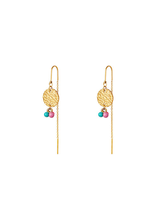 Earrings made of Steel Gold Plated