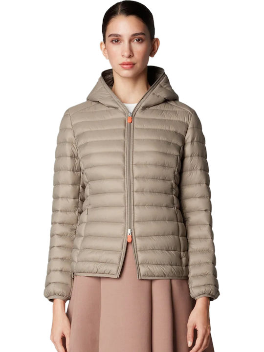 'daisy' Scurtă Jachetă de femei Puffer Elephant Grey